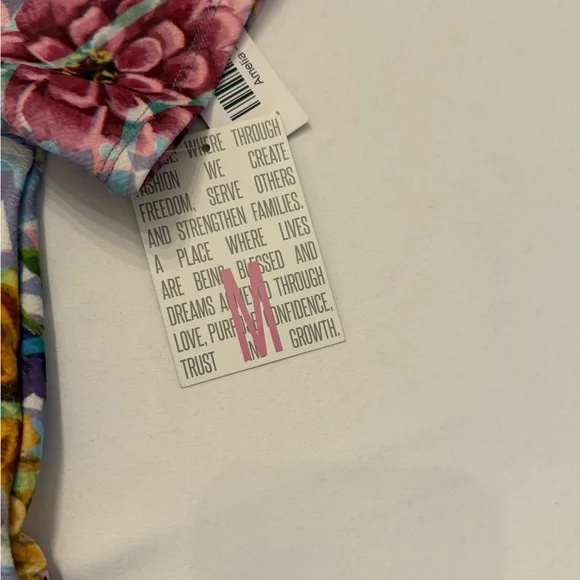 Floral Dress LulaRoe M Amelia NWT Medium with Pockets - Picture 4 of 12